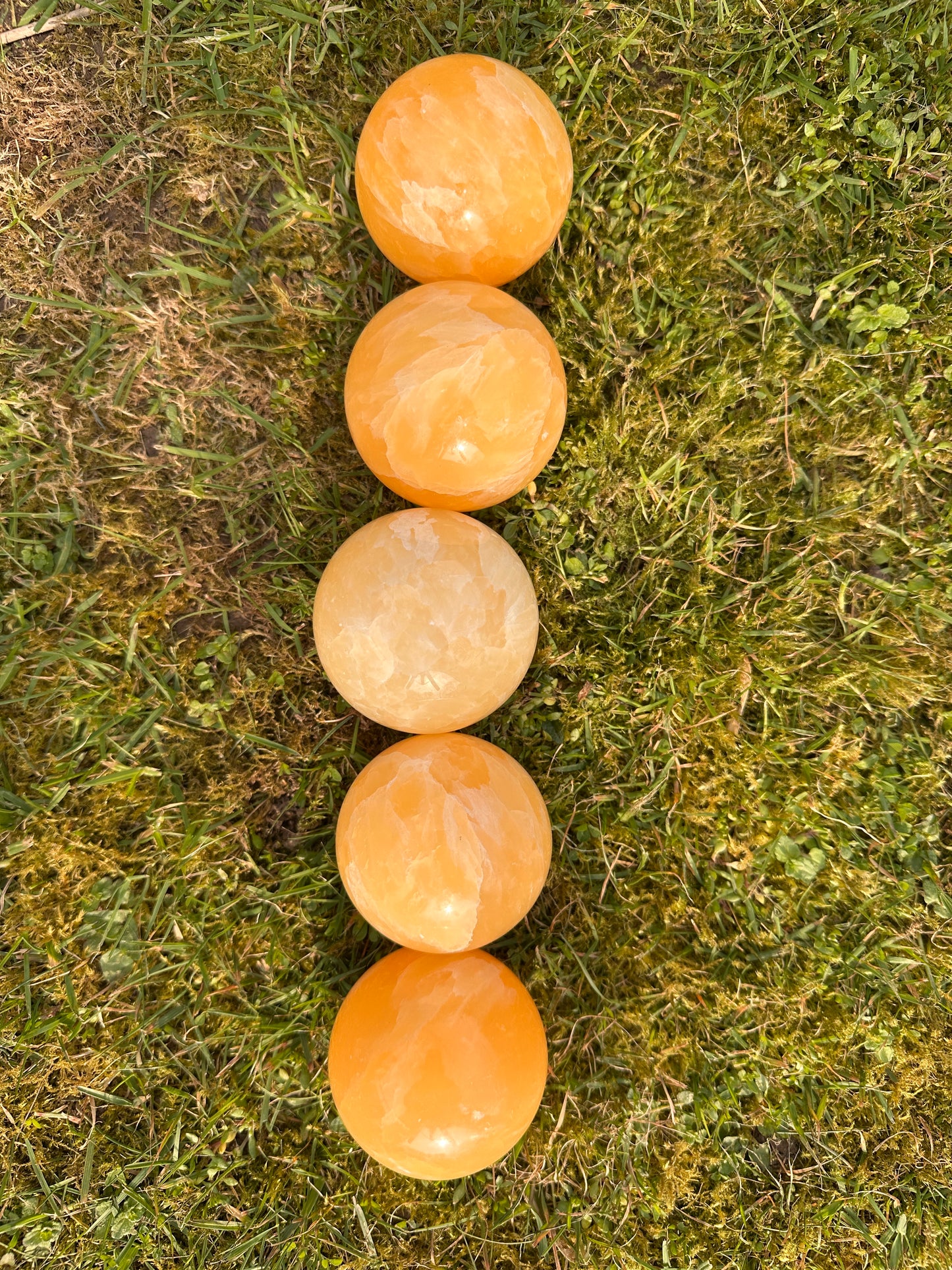 Calcite Orange Spheres