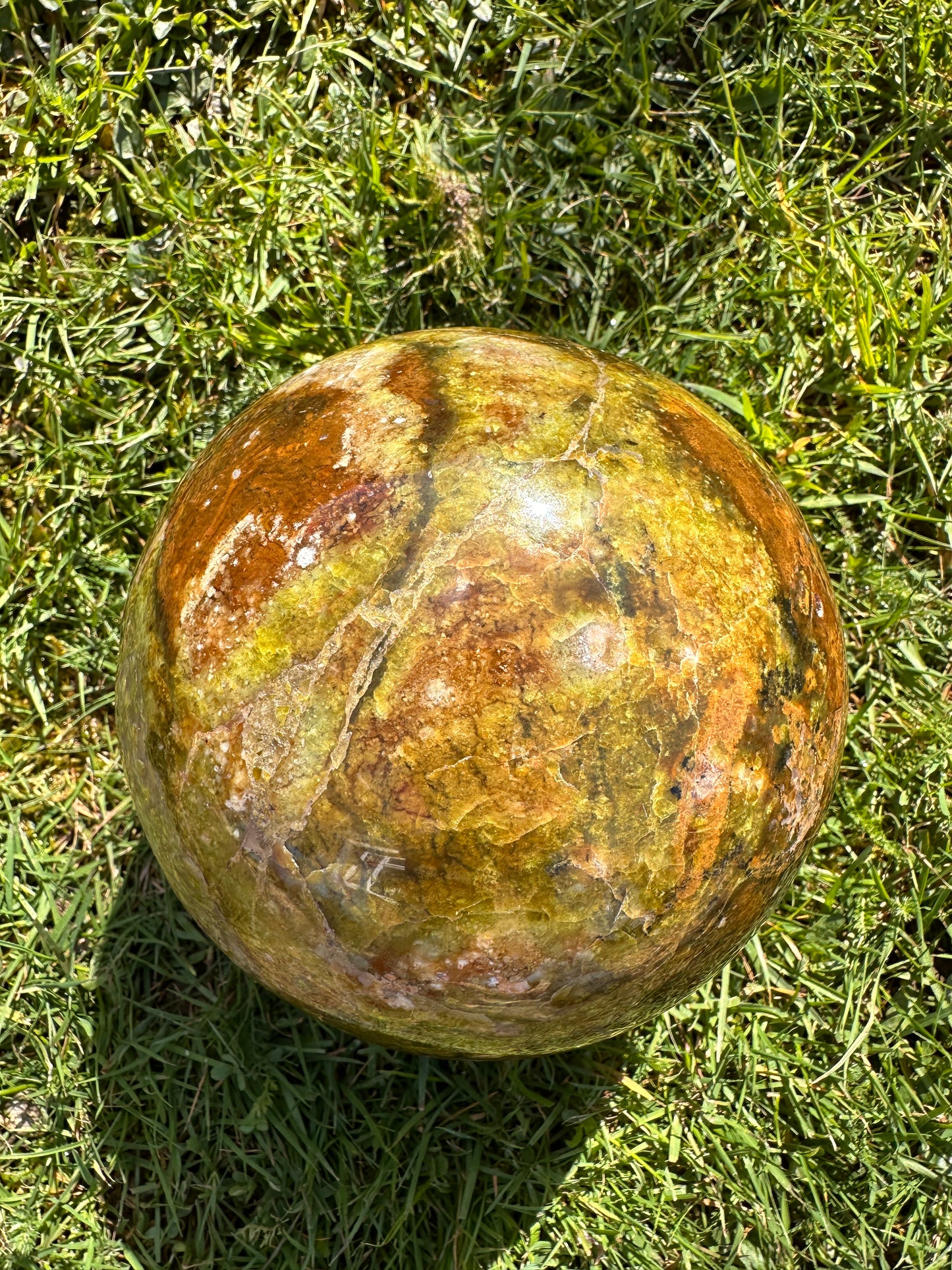 Opal Green Sphere Extra Large