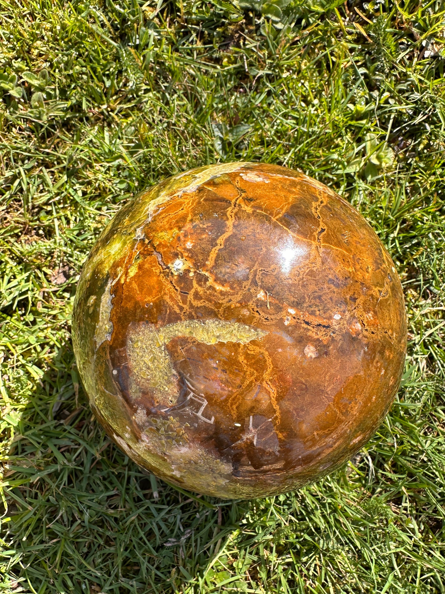 Opal Green Sphere Extra Large