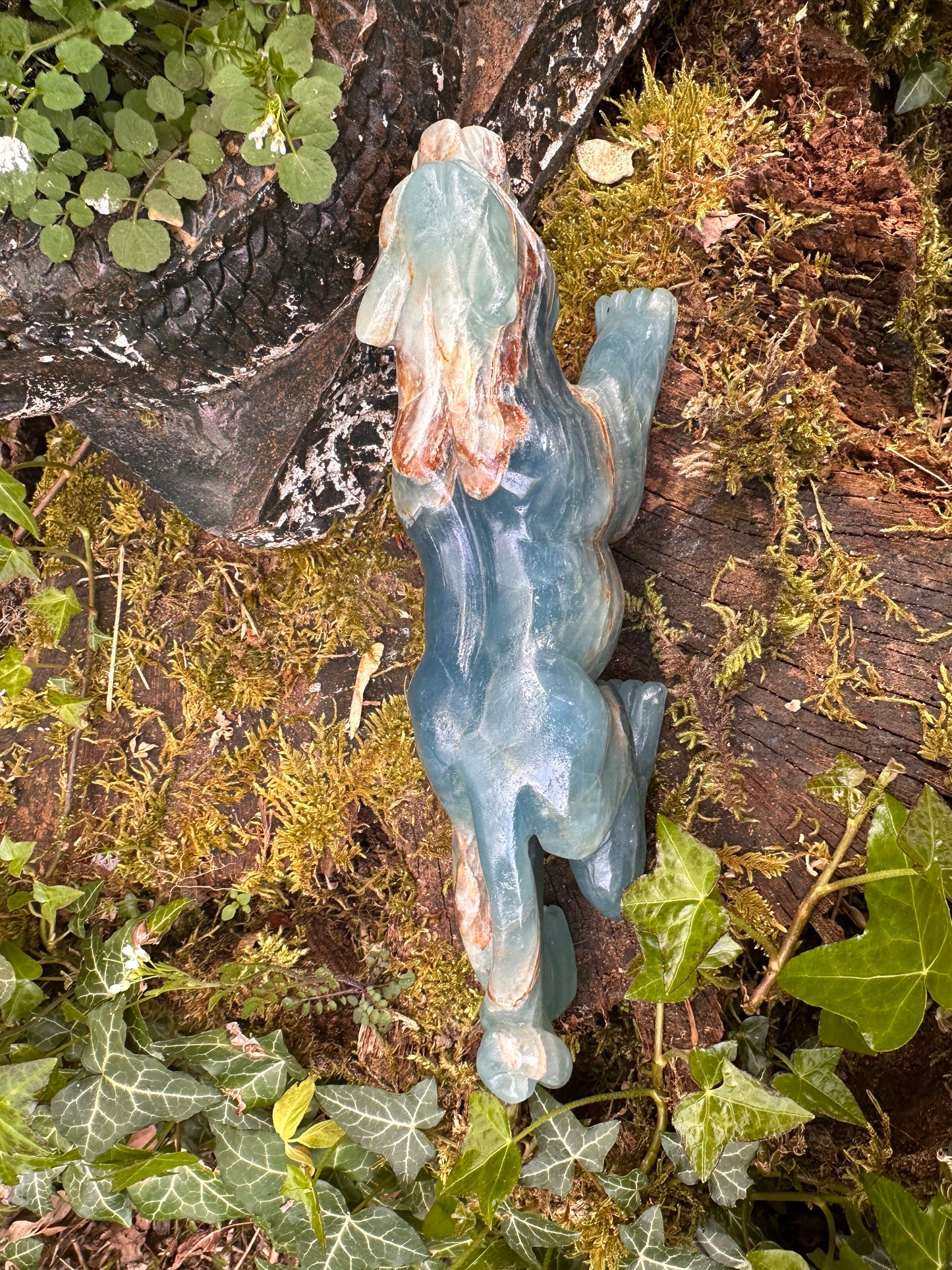 Aquatine Lemurian Calcite Tiger