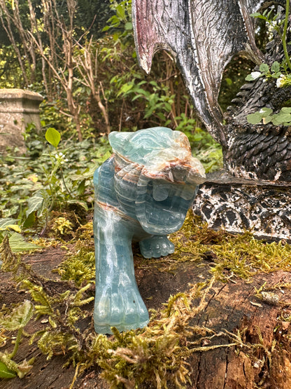 Aquatine Lemurian Calcite Tiger