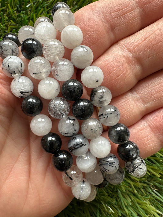 Tourmaline Black In Quartz Bracelets