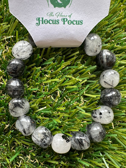 Tourmaline Black In Quartz Bracelets
