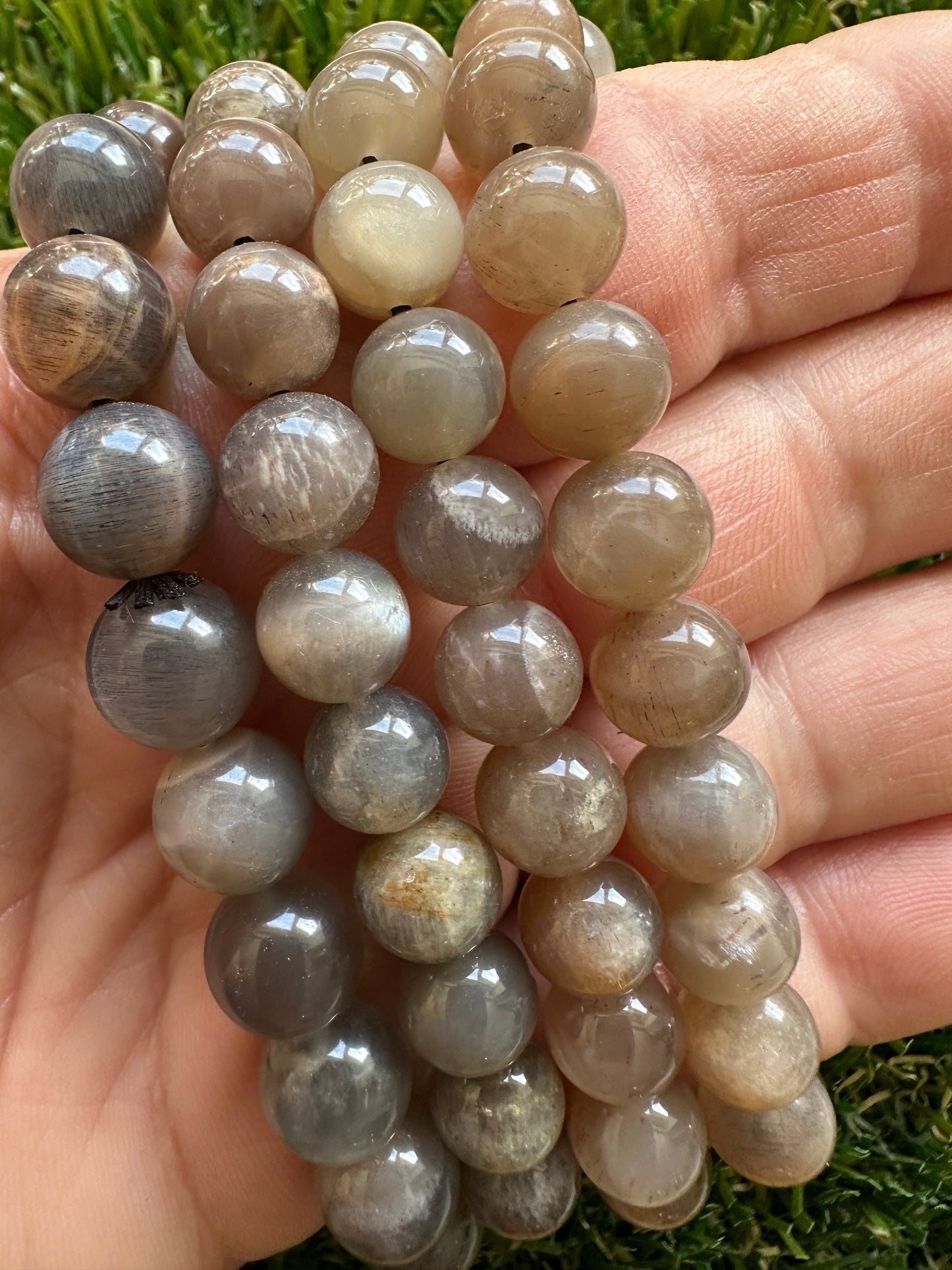 Moonstone Black Bracelets