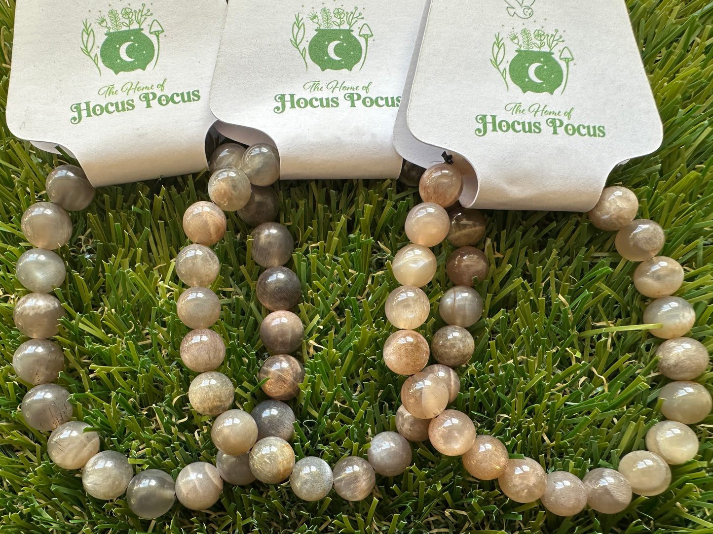 Moonstone Black Bracelets