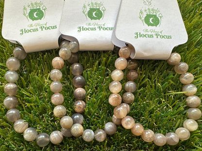 Moonstone Black Bracelets
