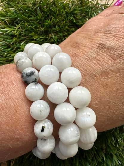 Moonstone Rainbow Bracelets