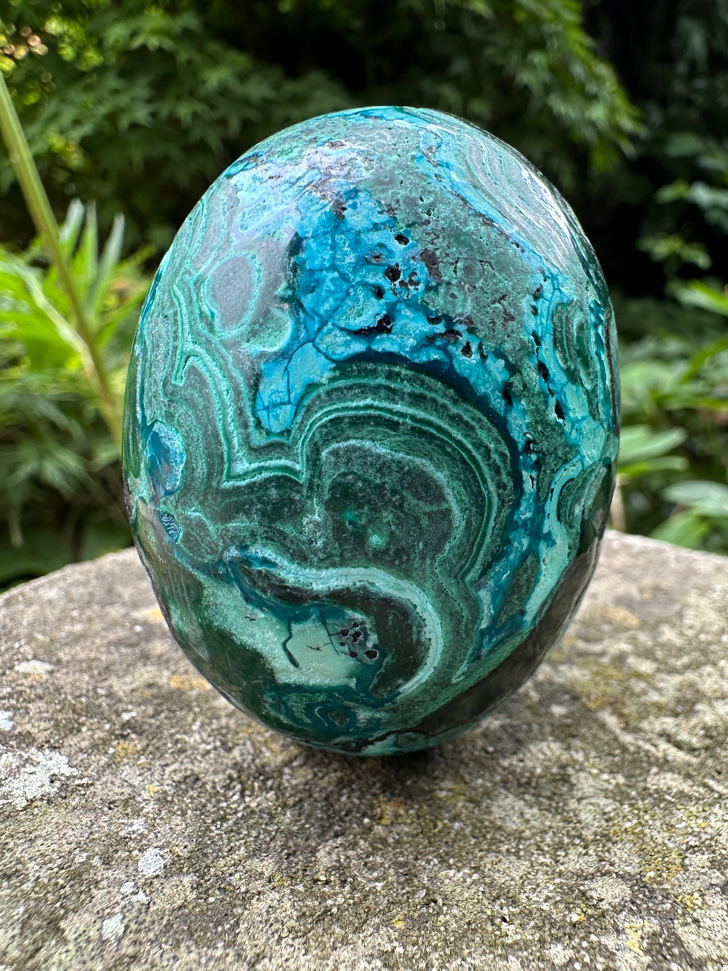 Chrysocolla Crystal Skull