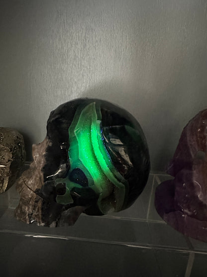 Agate Volcanic Skull