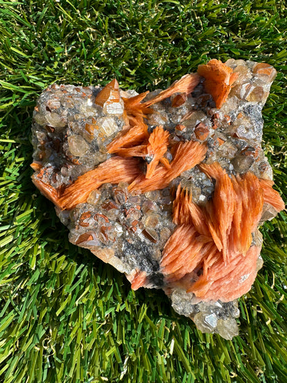 Cerussite, Baryte, Galeno And Sandstone Specimen Raw and Natural Piece