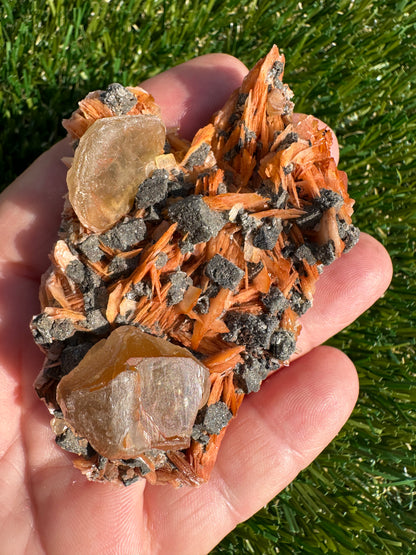 Cerussite, Baryte, Galeno And Sandstone Specimen Raw and Natural Piece