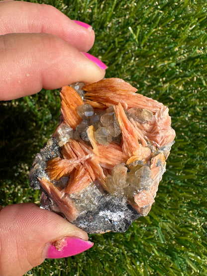 Cerussite, Baryte, Galeno And Sandstone Specimen Raw and Natural Piece
