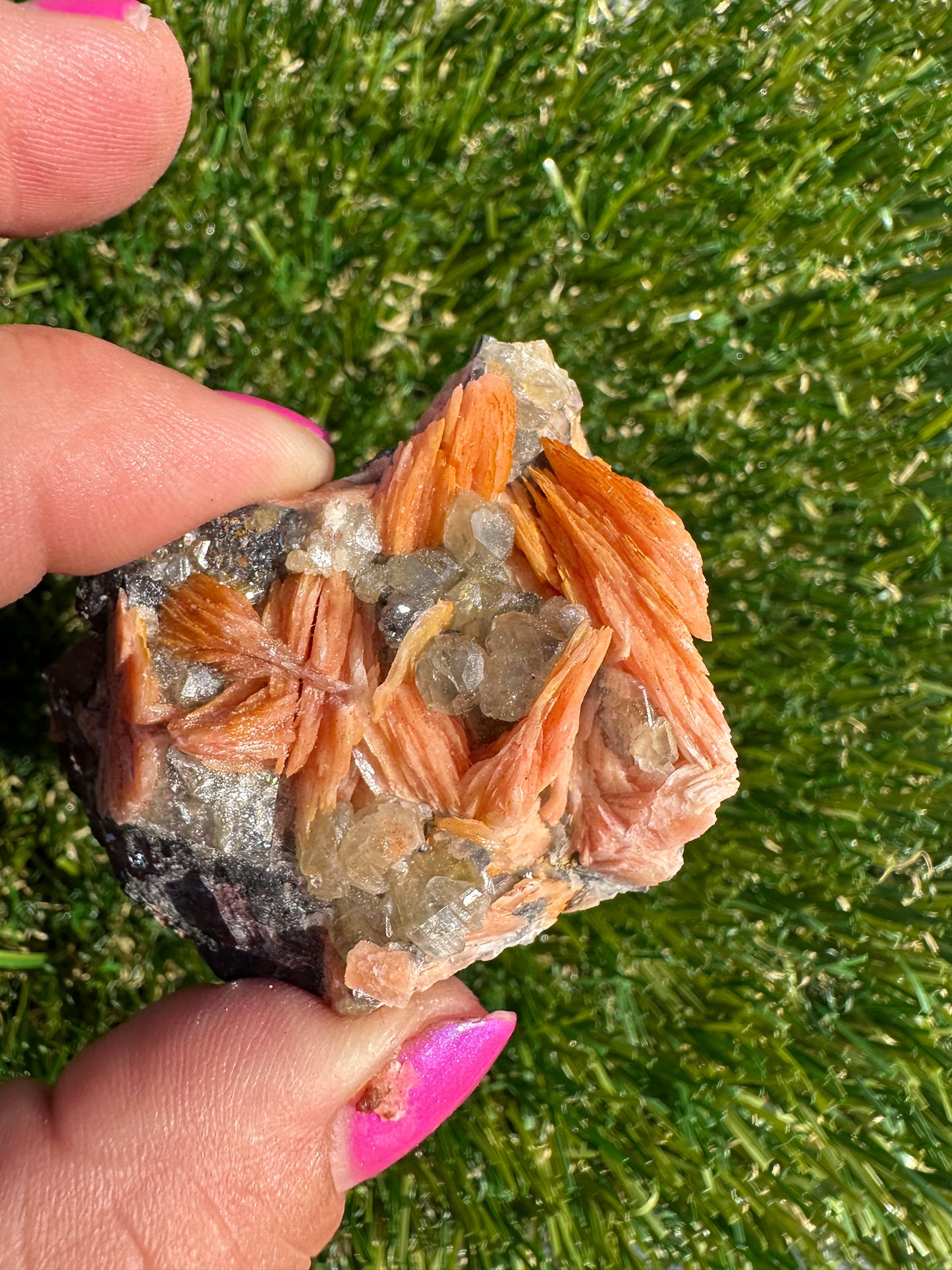 Cerussite, Baryte, Galeno And Sandstone Specimen Raw and Natural Piece