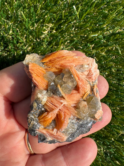 Cerussite, Baryte, Galeno And Sandstone Specimen Raw and Natural Piece