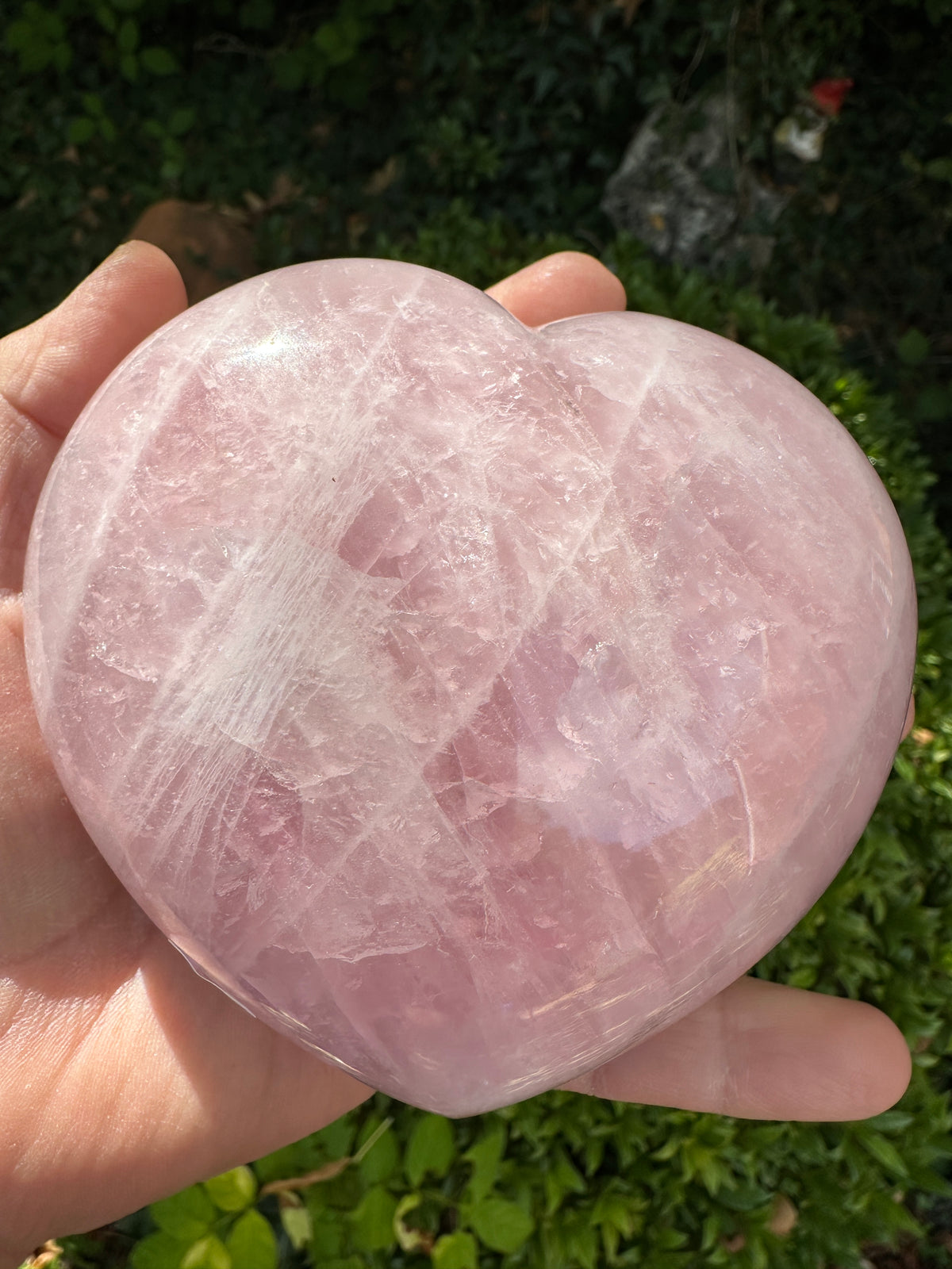 Rose Quartz Extra Large Heart