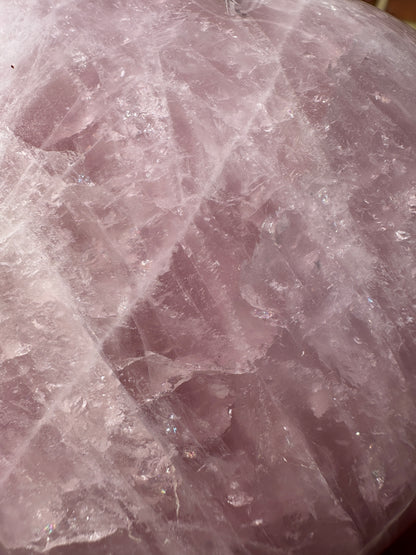 Rose Quartz Extra Large Heart