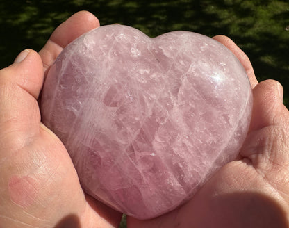 Rose Quartz Extra Large Heart