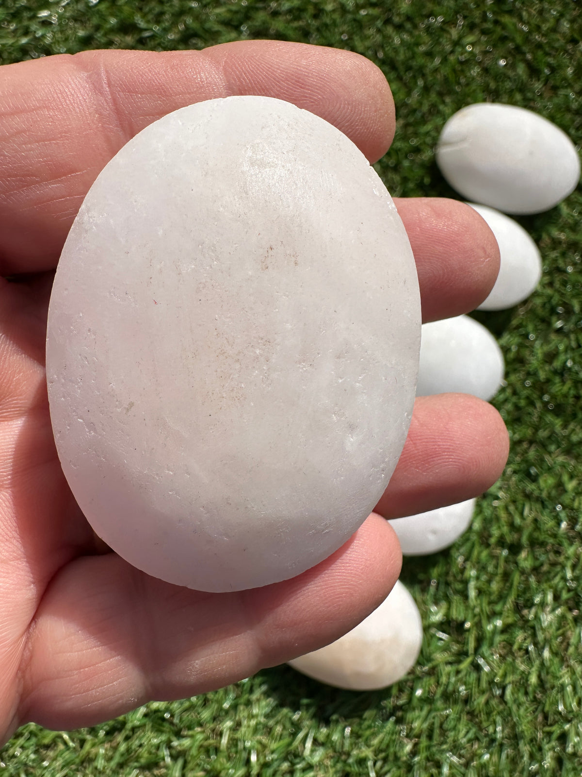 Aragonite Pink Palm Stones