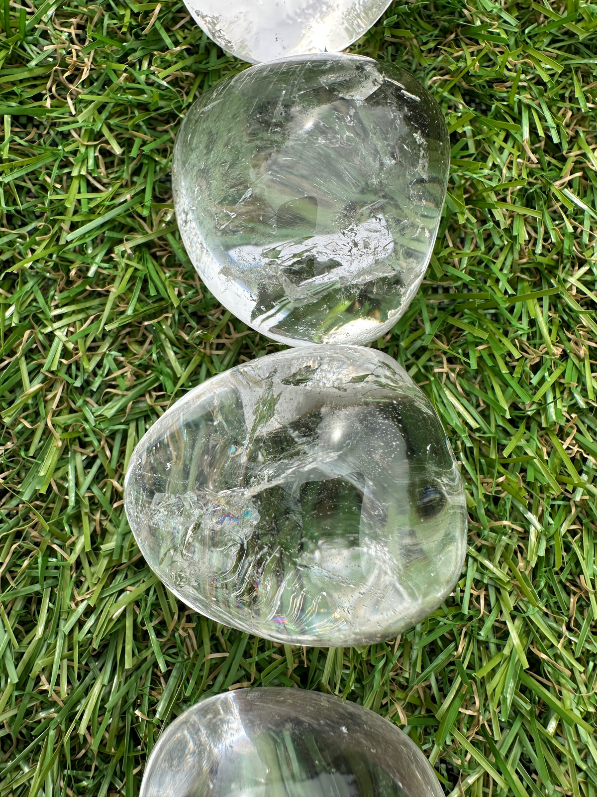 Quartz Palm Stones