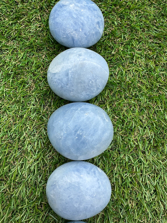 Calcite Blue Palm Stones