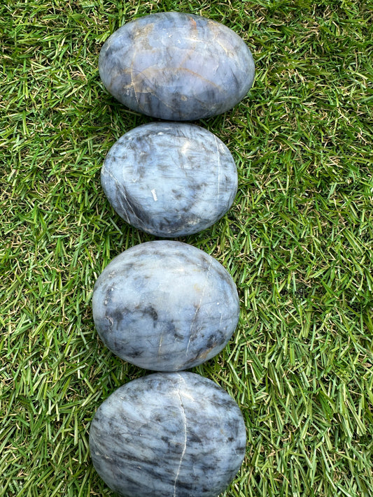 Opal Blue Palm Stones