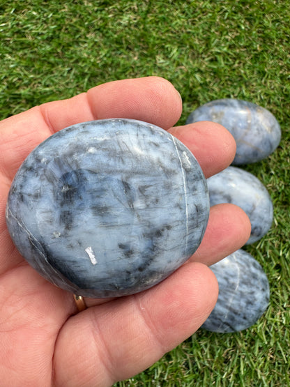 Opal Blue Palm Stones