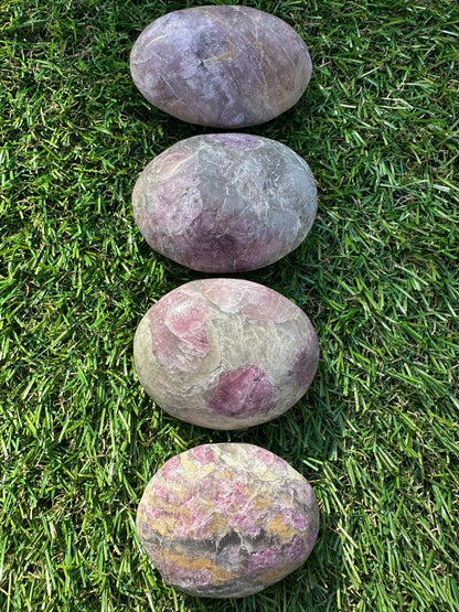 Tourmaline Pink Palm Stones