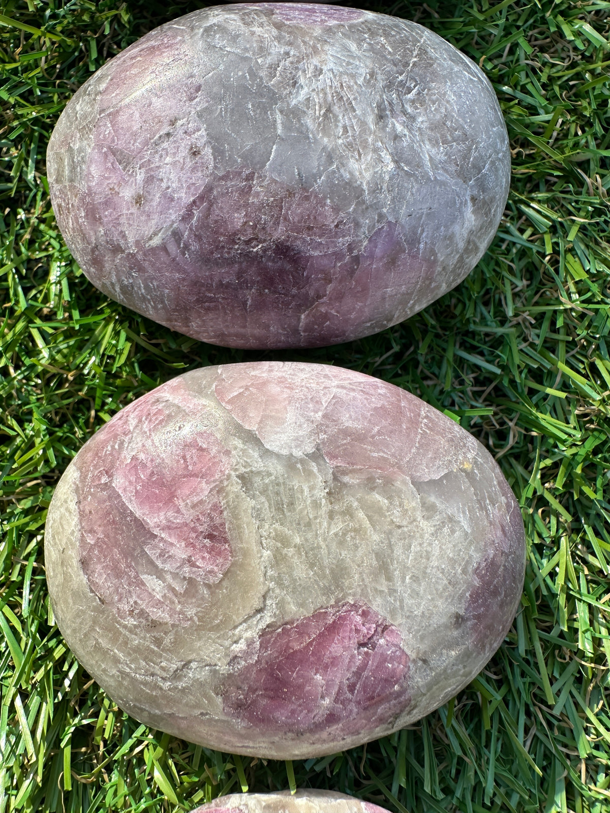 Tourmaline Pink Palm Stones