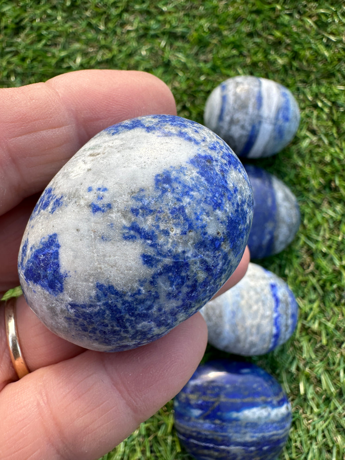 Lapis Lazuli Palm Stones