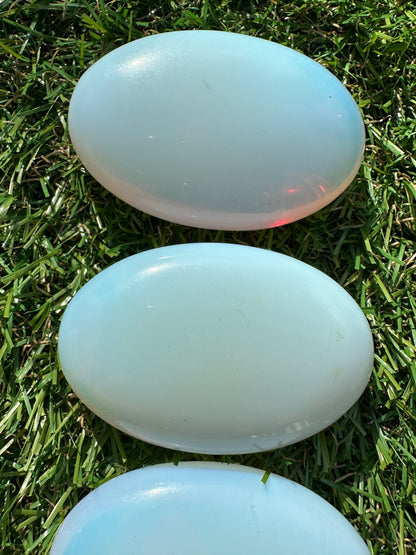 Opalite Palm Stones