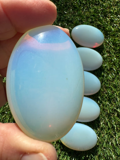 Opalite Palm Stones
