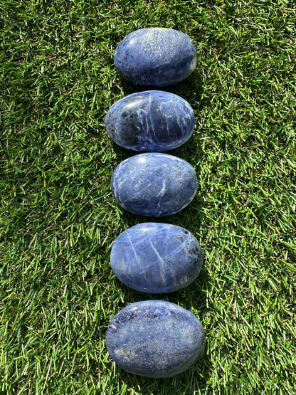 Sodalite Palm Stones