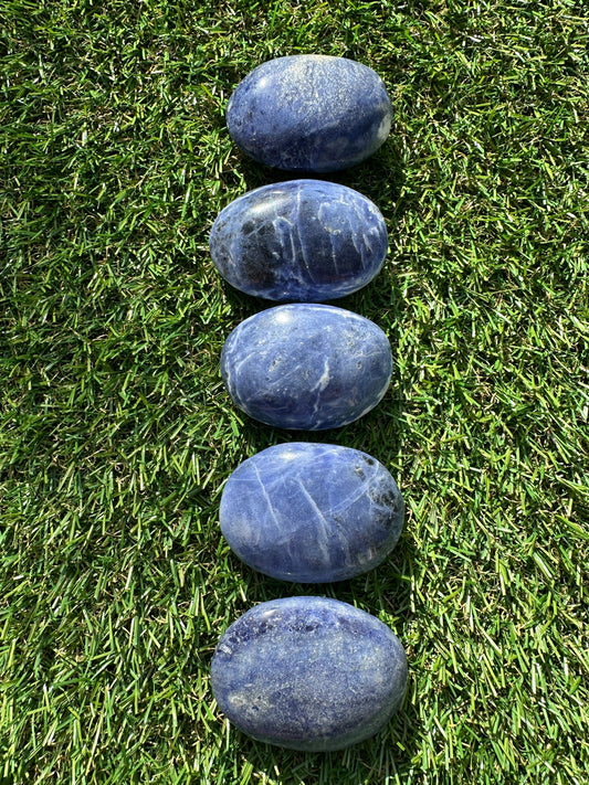Sodalite Palm Stones