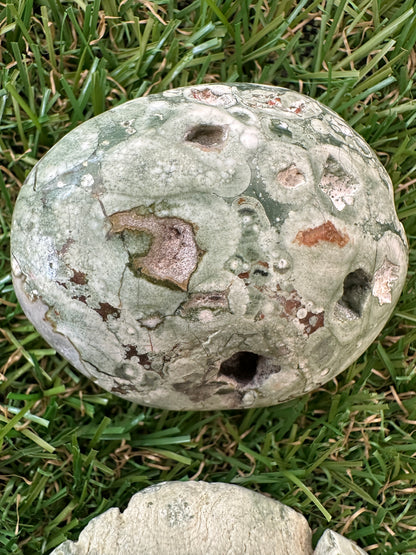 Rhyolite Rainforest Jasper Palm Stones