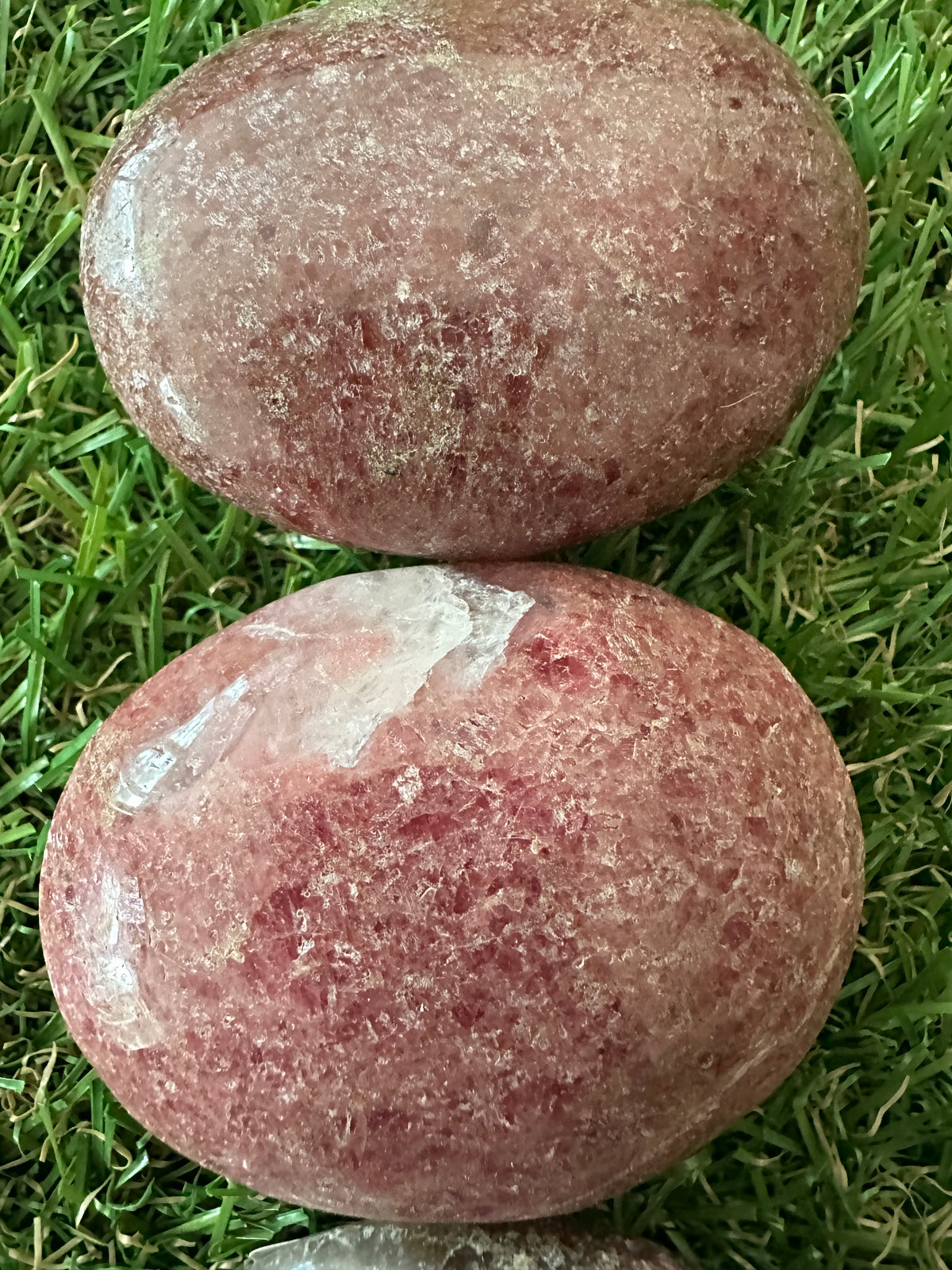 Rhodonite Palm Stones