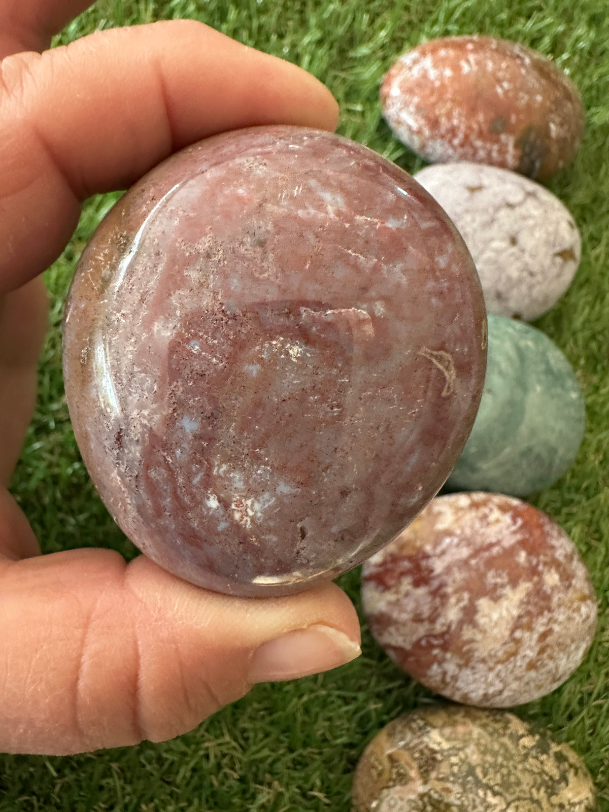 Jasper Ocean Palm Stones