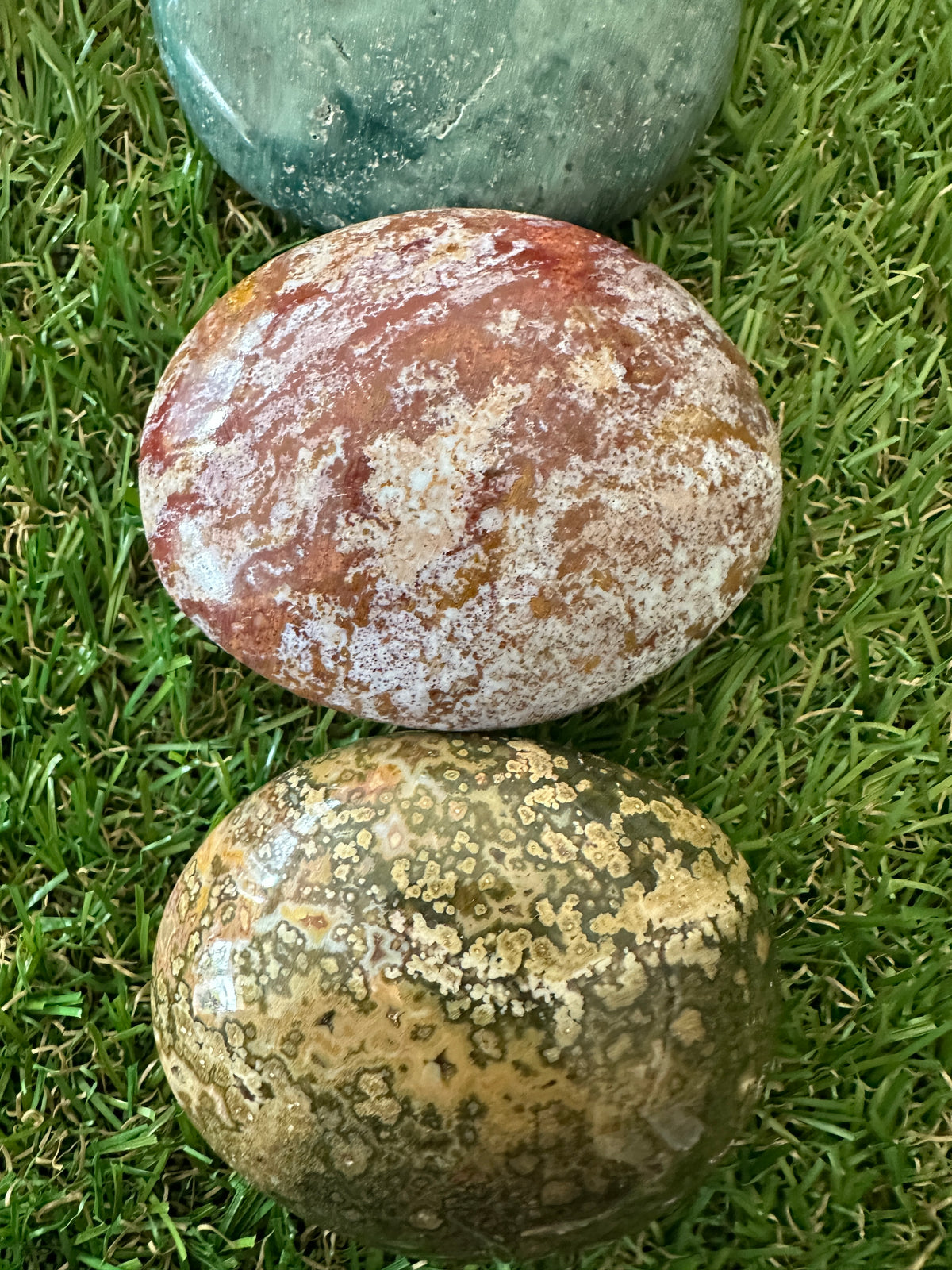 Jasper Ocean Palm Stones