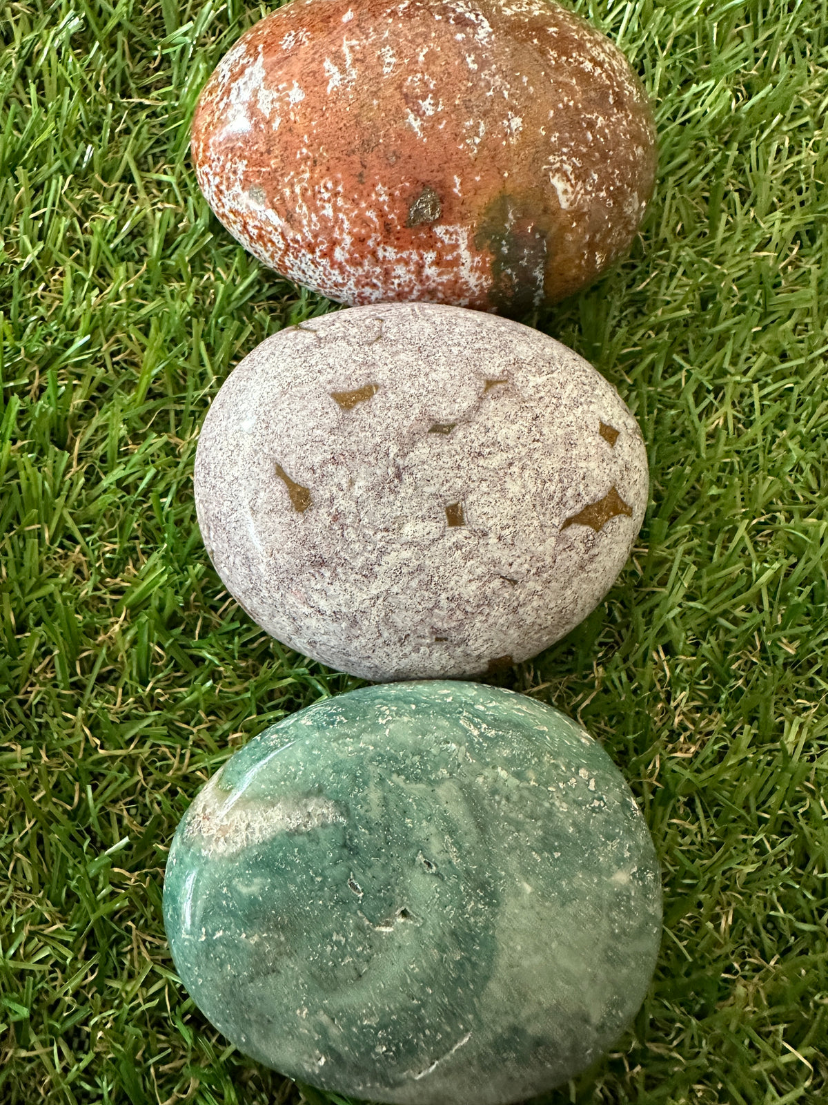 Jasper Ocean Palm Stones