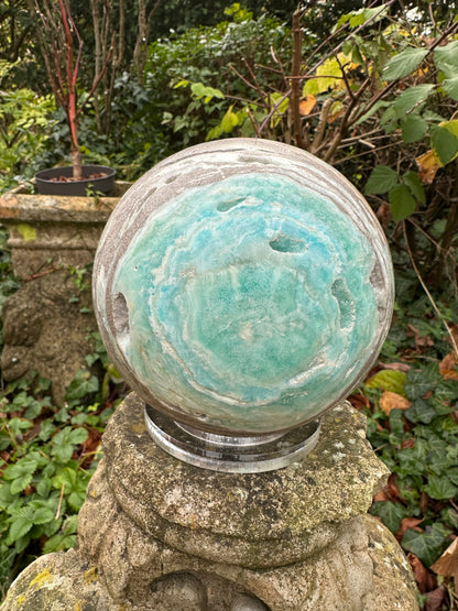 Aragonite Blue XL Sphere