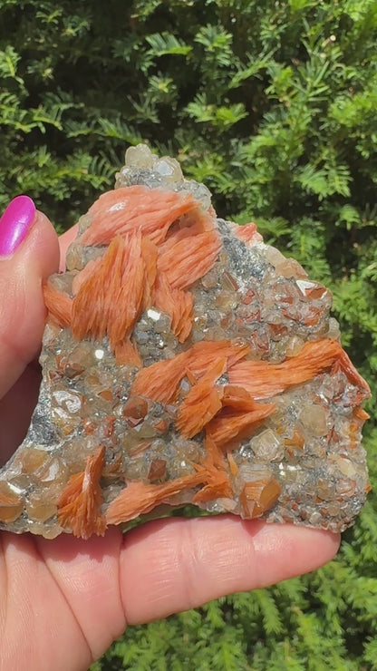 Cerussite, Baryte, Galeno And Sandstone Specimen Raw and Natural Piece