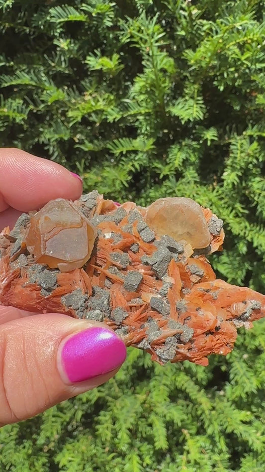 Cerussite, Baryte, Galeno And Sandstone Specimen Raw and Natural Piece
